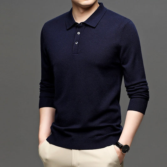 Pull en maille à revers pour hommes